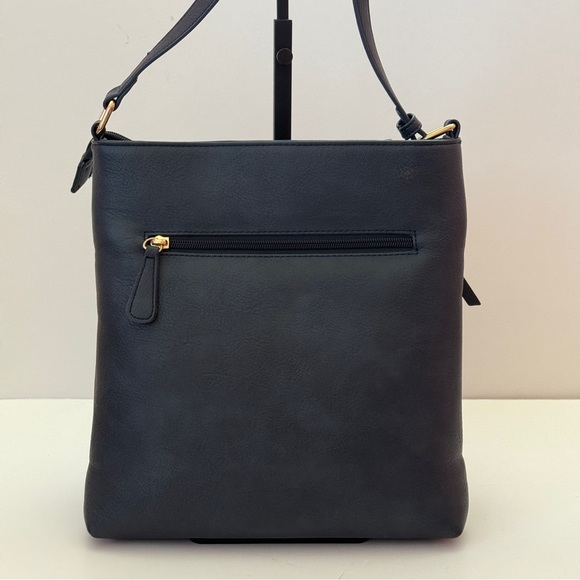 Telena Navy Blue Crossbody Handbag - Picture 2 of 13